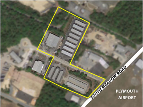 We are located across from the Plymouth Airport